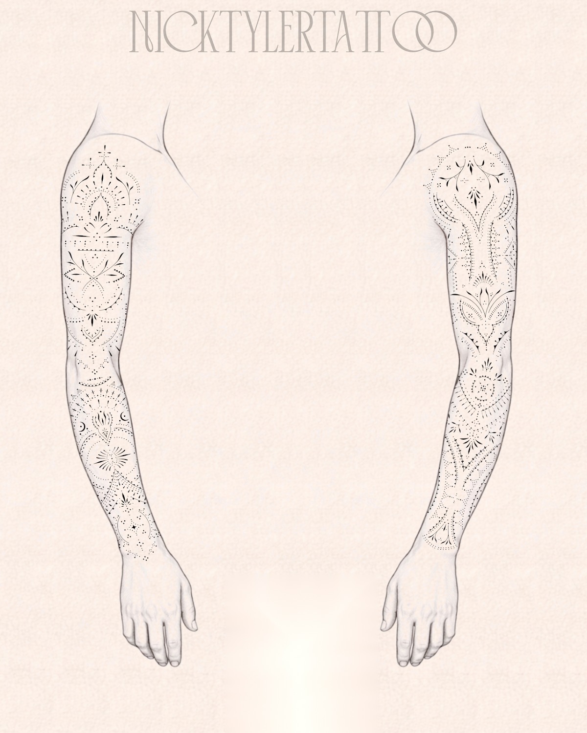 Crescent Filigree No. 07 — Outer Sleeve placement