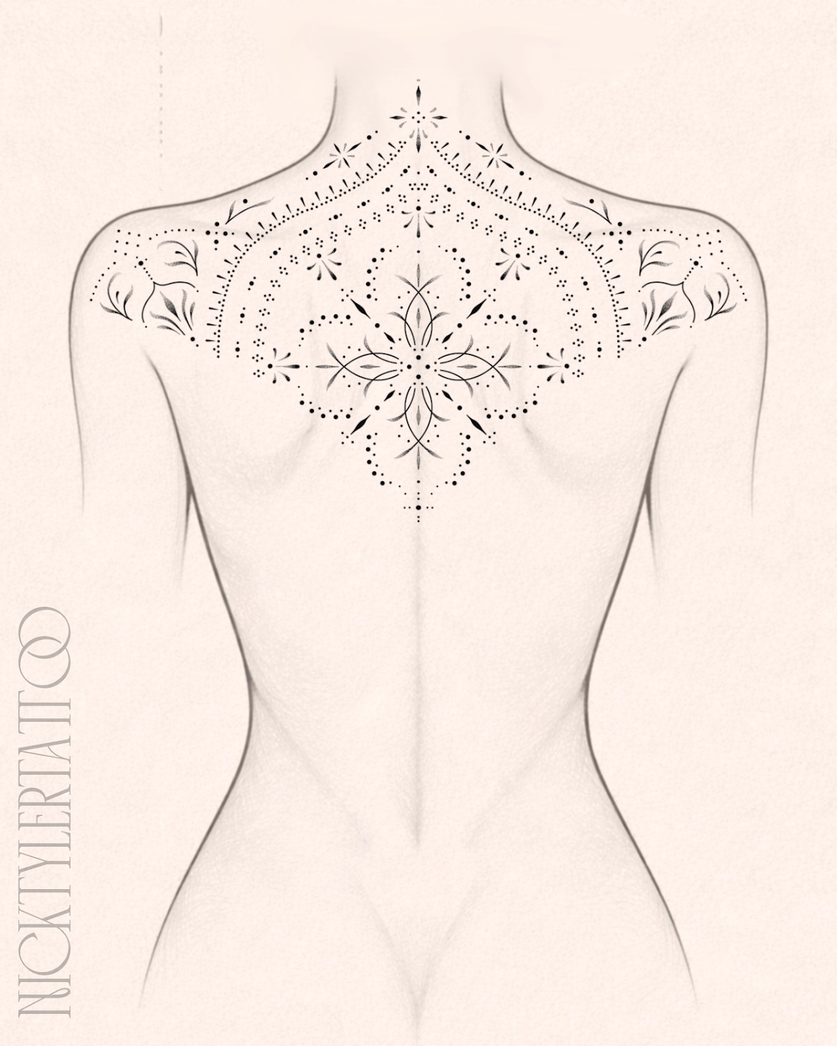 Featured pre-drawn design — Cathedral Mandala No. 09